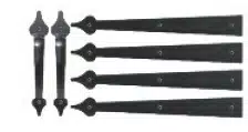 stamped steel decorative wrought iron hardware